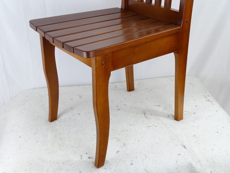 Krzesło drewniane Tola drewno bukowe kolor Teak BR335.