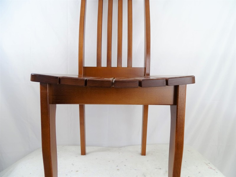 Krzesło drewniane Tola drewno bukowe kolor Teak BR335.