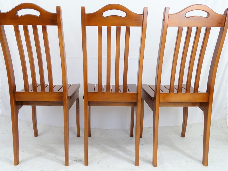 Krzesło drewniane Tola drewno bukowe kolor Teak BR335.