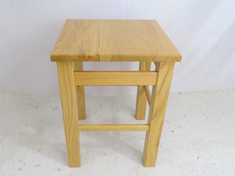 Taboret powiększony dąb naturalny