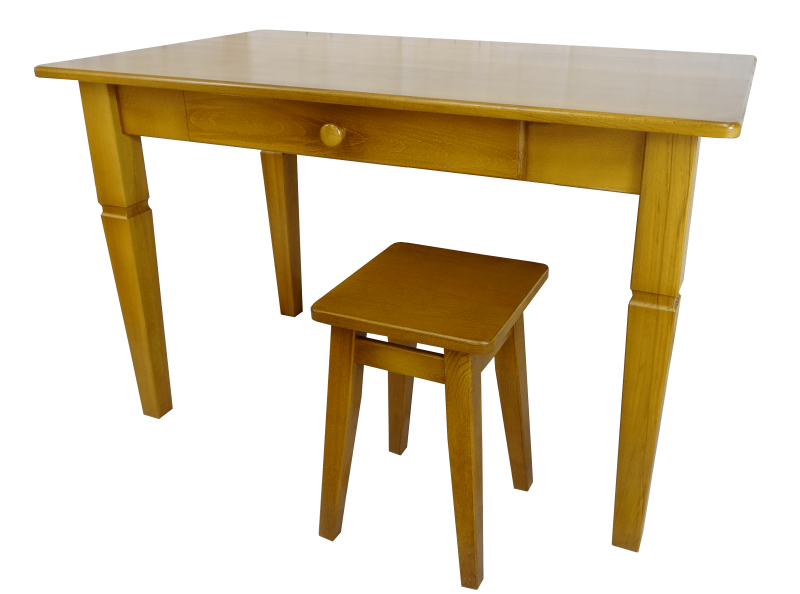 stół brunat 2205 z taboretem zrzynanym białe tło-min.png