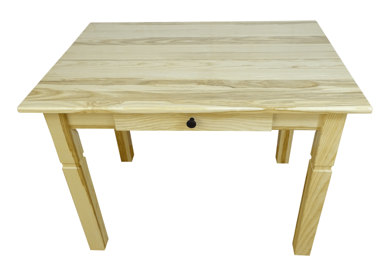 Stół z szuflada jesion naturalny.