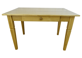 Drewniany stół z szufladą - solidność, funkcjonalność i dostosowanie do Twojego wnętrza