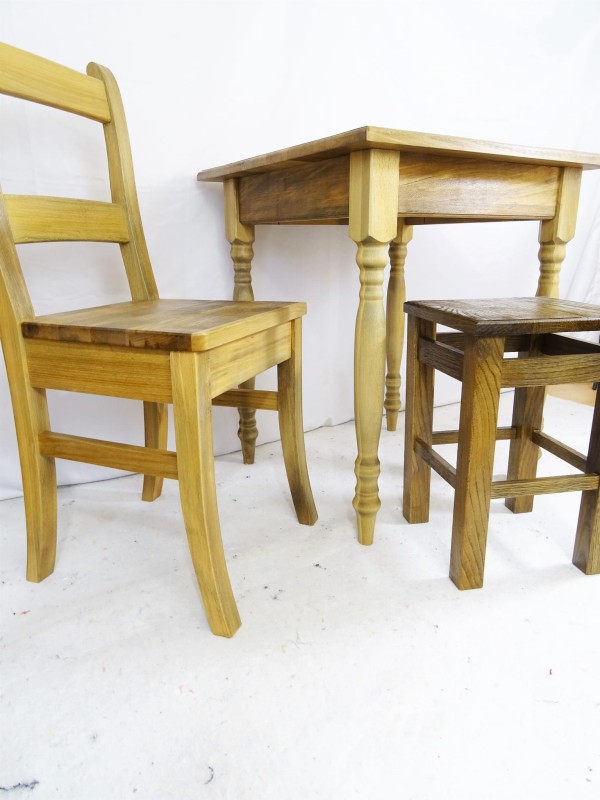 Stół rustykalny rozmiar 70 x 70 h 74