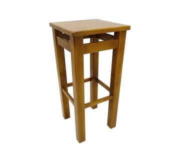 Taboret barowy hoker wysokość 65 cm kolor jasny dąb złoty ( brunat  22-05)