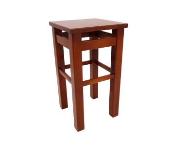 Taboret barowy hoker wysokość 65 cm kolor Teak Br335