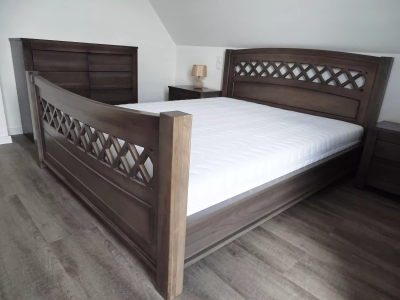 Łóżko jesion kolor popiel bn022