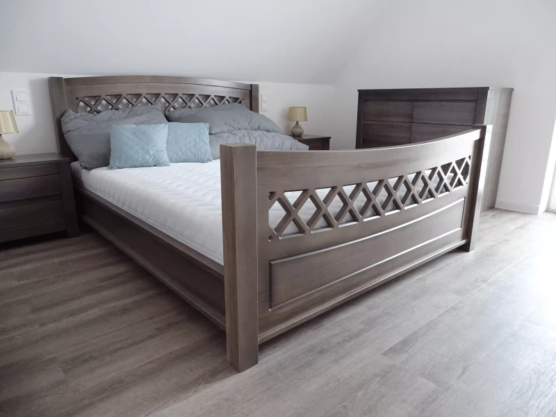 Łóżko jesion kolor popiel bn022