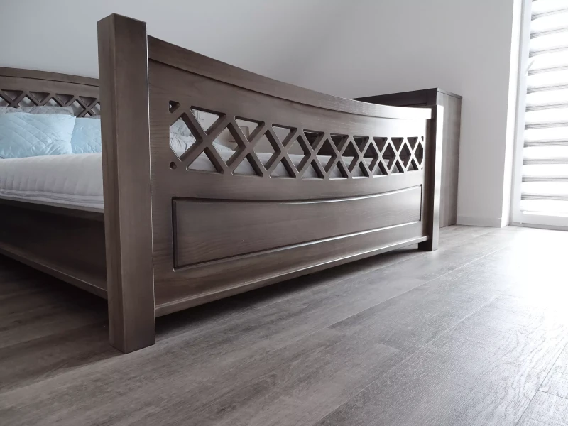 Łóżko jesion kolor popiel bn022