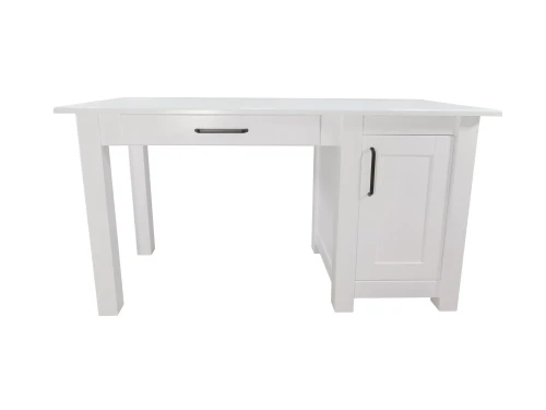 Białe biurko ramowe 