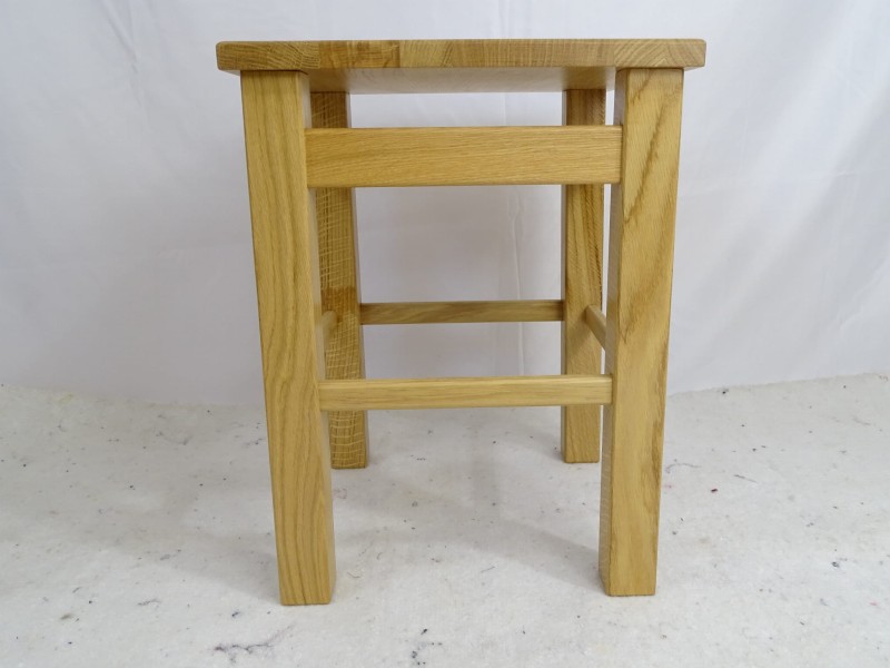 Taboret powiększony dąb naturalny