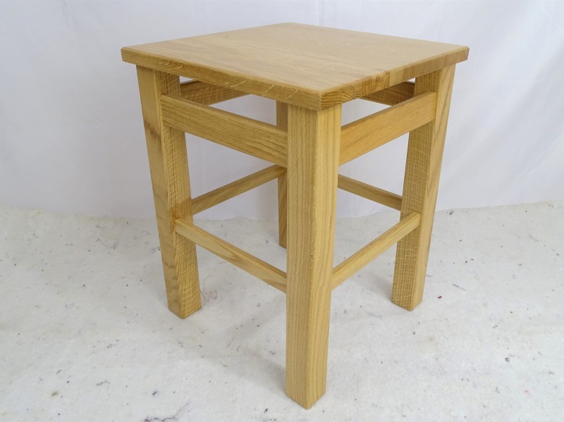 Taboret powiększony dąb naturalny