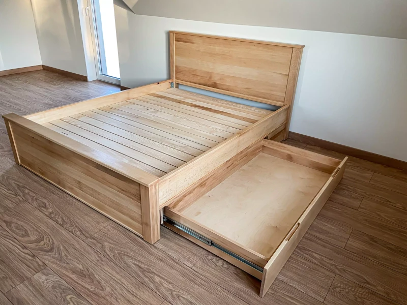 Łóżko mateusz z szufladą olej naturalny-6-min.webp