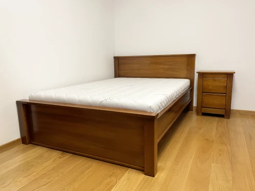 Łóżko masywne Mateusz jesionowe 