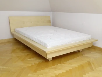 Łóżko nowoczesne Lewi wysokie wezgłowie