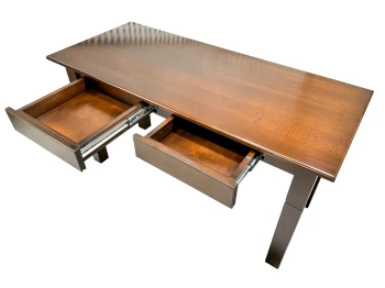 Duży stół kuchenny z dwiema szufladami 140 x 90