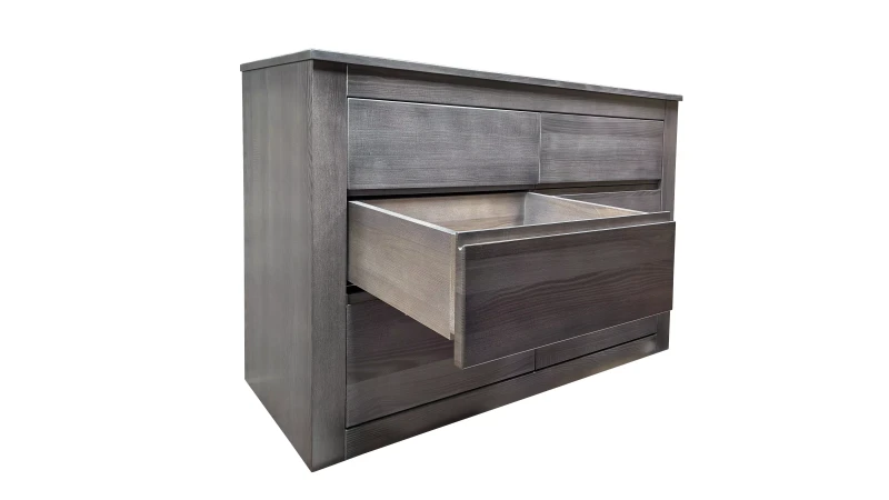 Komoda ramowa jesion kolor popiel BN022