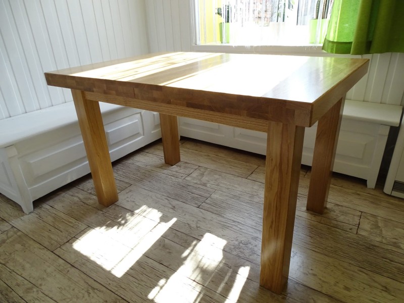 Stół lity dąb kolor lakier naturalny