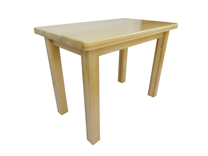 Stół 100 x 60 drewno bukowe kolor lakier naturalny.