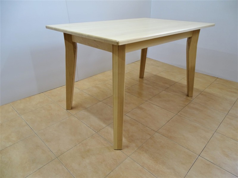 Stół modern drewno buk kolor lakier naturalny.